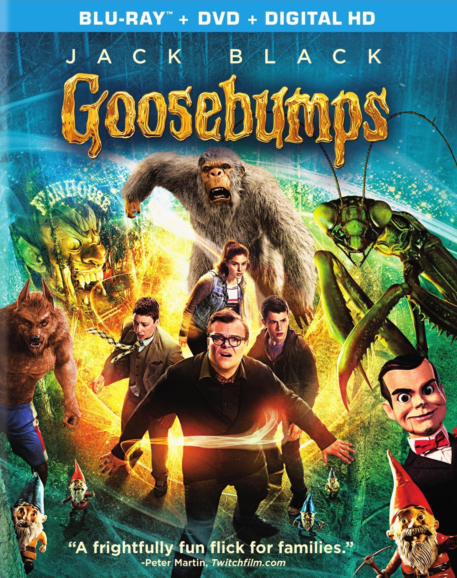 Goosebumps BluRay Review Getting Slappy with R.L. Stine The Movie